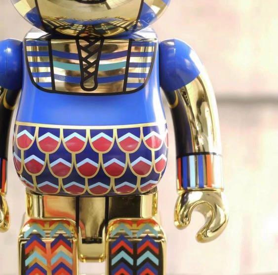 In Stock] BE@RBRICK x Ancient Egypt 400%+100% set bearbrick (Event