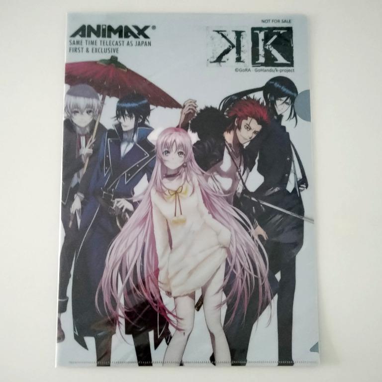 Project K Anime ANIMAX Official A4 Clear File - Yashiro Isana, Kuroh ...