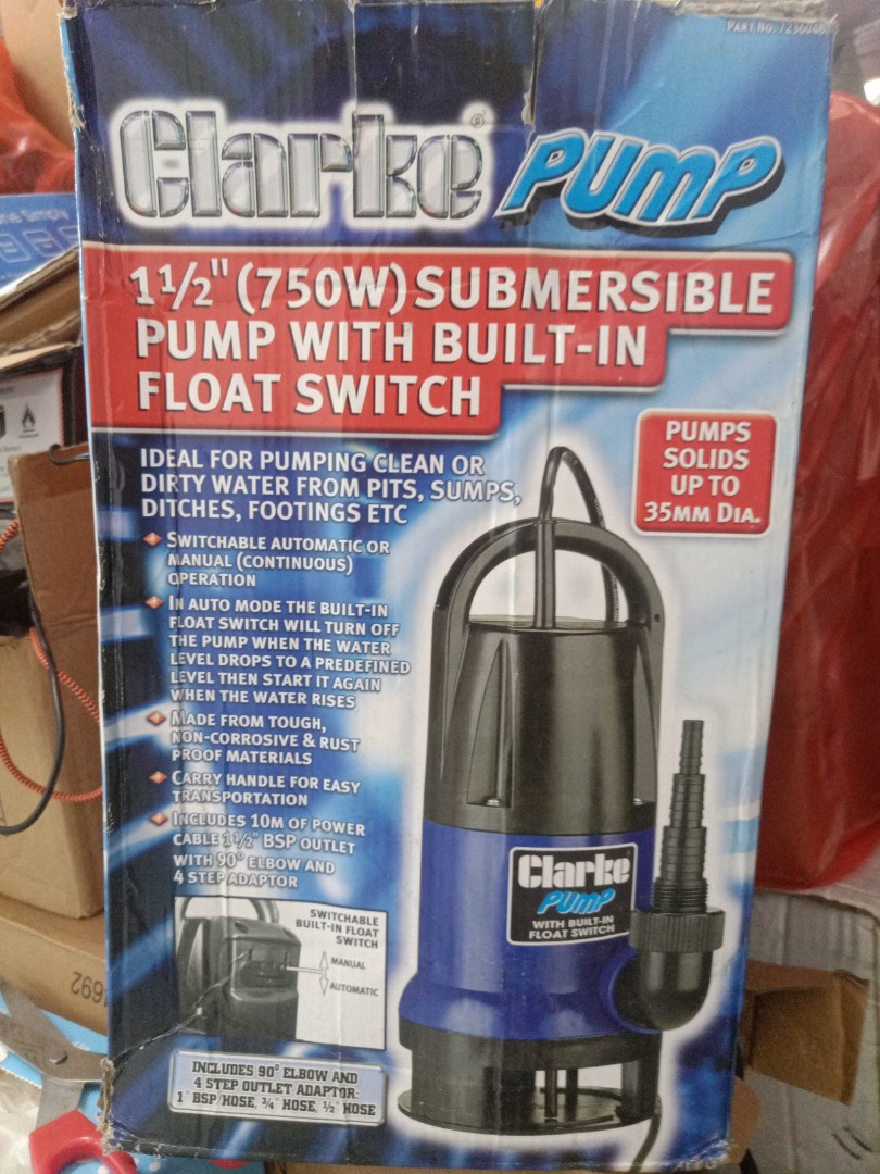 PSV7A Clarke Water Pump, TV & Home Appliances, Kitchen Appliances