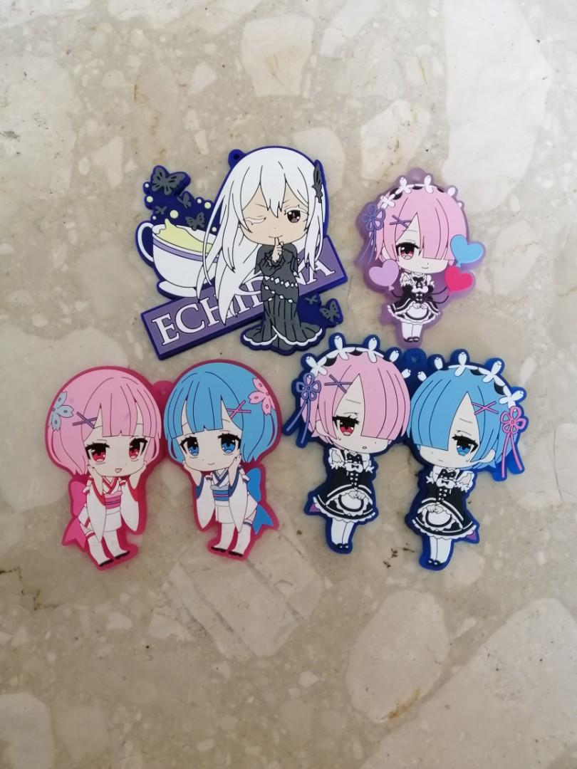 re zero keychains Hobbies Toys Memorabilia Collectibles Fan