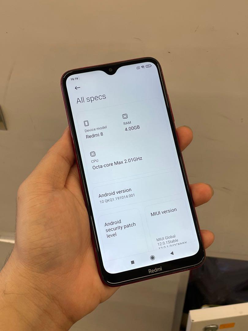 REDMI 8 4/64GB SECOND HAND USED, Mobile Phones u0026 Gadgets, Mobile Phones,  Android Phones, Xiaomi on Carousell