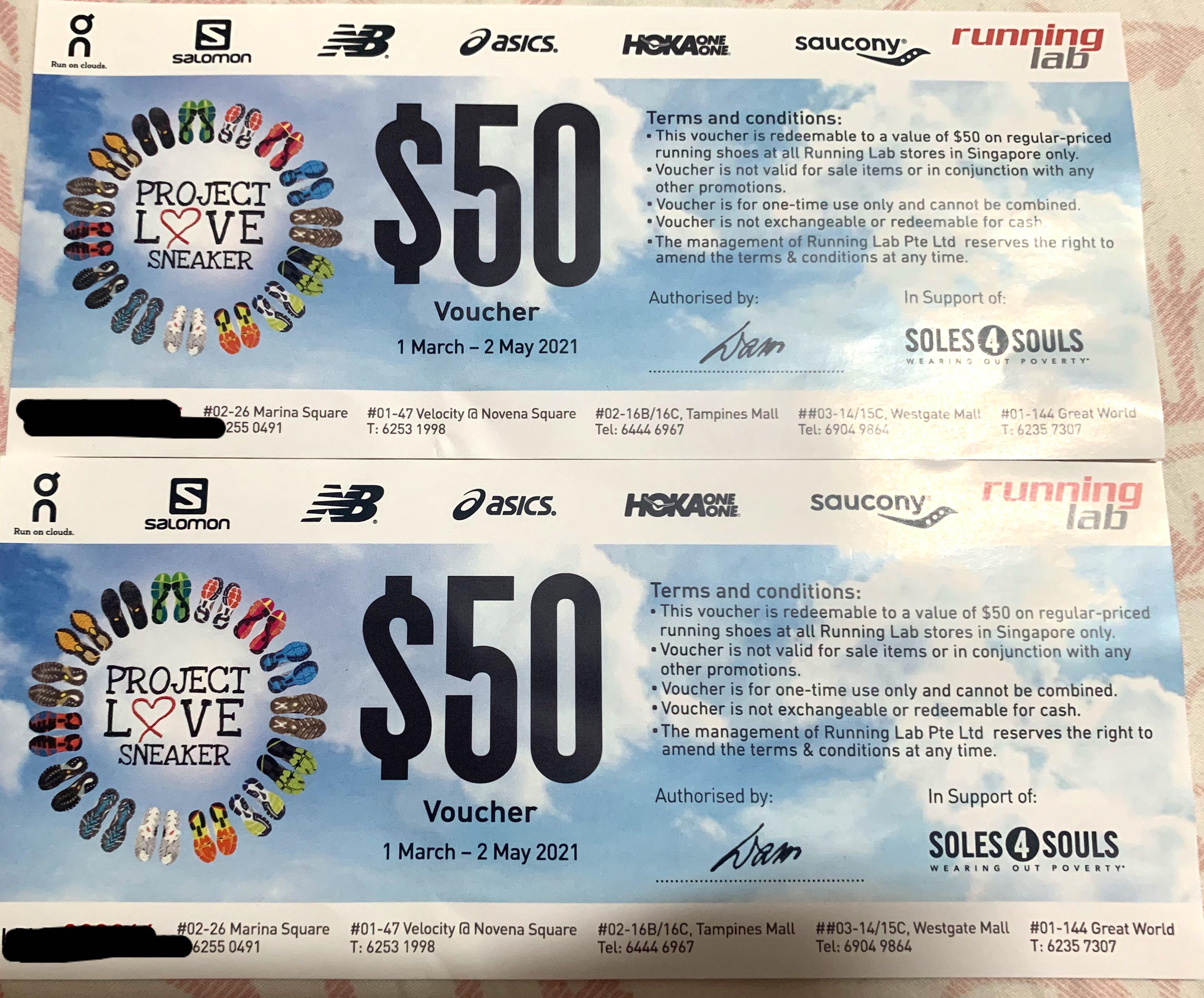 Running lab $5 voucher hotsell