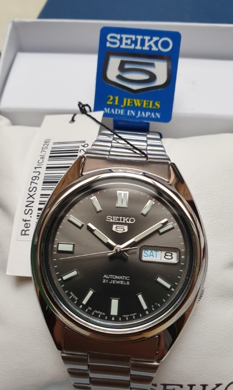 Seiko 5 Automatic Japan Made SNXS79 SNXS79J1 SNXS79J Men's Watch, Men's  Fashion, Watches & Accessories, Watches on Carousell