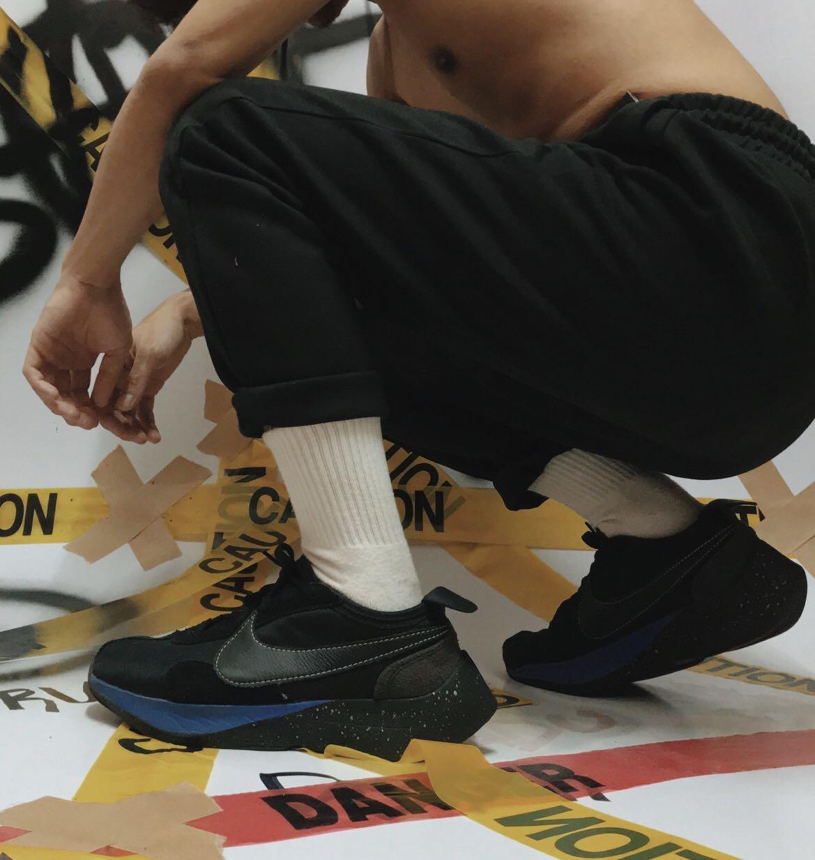 Nike moon racer QS blue / Men's Fashion, Footwear, Sneakers Carousell