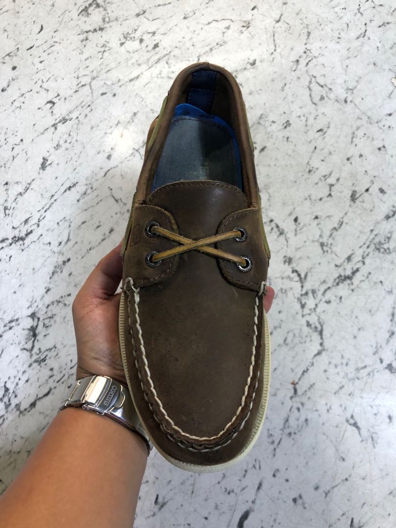 Sperry Top Sider For J Crew Og 2 Eye Boat Men S Fashion Footwear Dress Shoes On Carousell