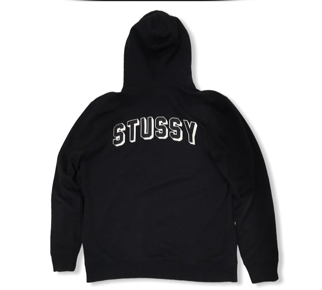 Stussy arch applique hoodie discount