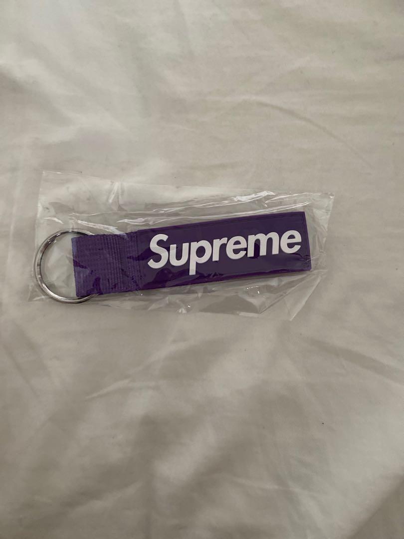 Supreme webbing keychain purple, Men's Fashion, Bags, Belt bags