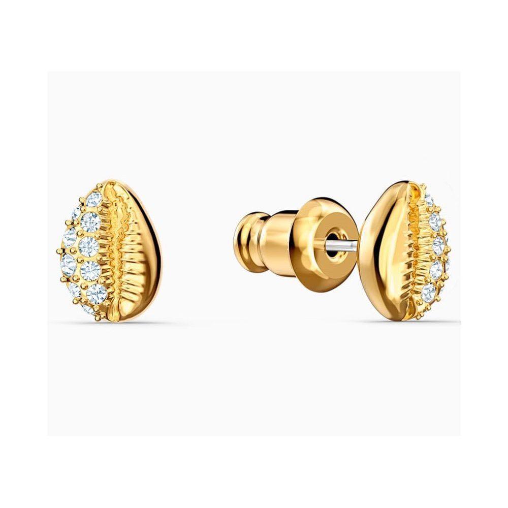 SWAROVSKI Shell Stud Pierced Earrings Women s Fashion Jewelry