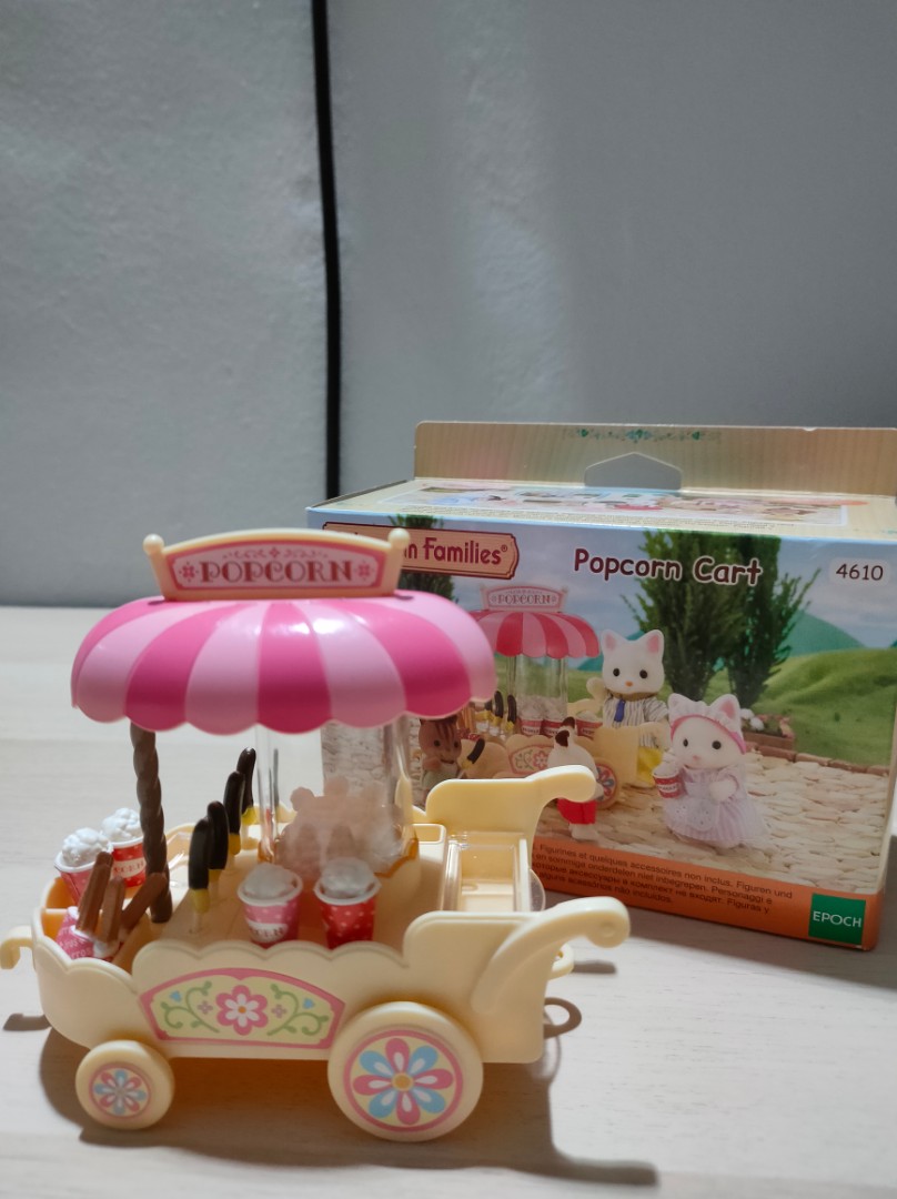 Sylvanian families cheap popcorn cart