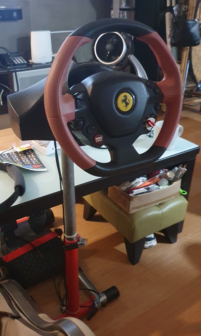 Thrustmaster Ferrari 458 Spider Racing Wheel, Video Gaming, Video Game ...