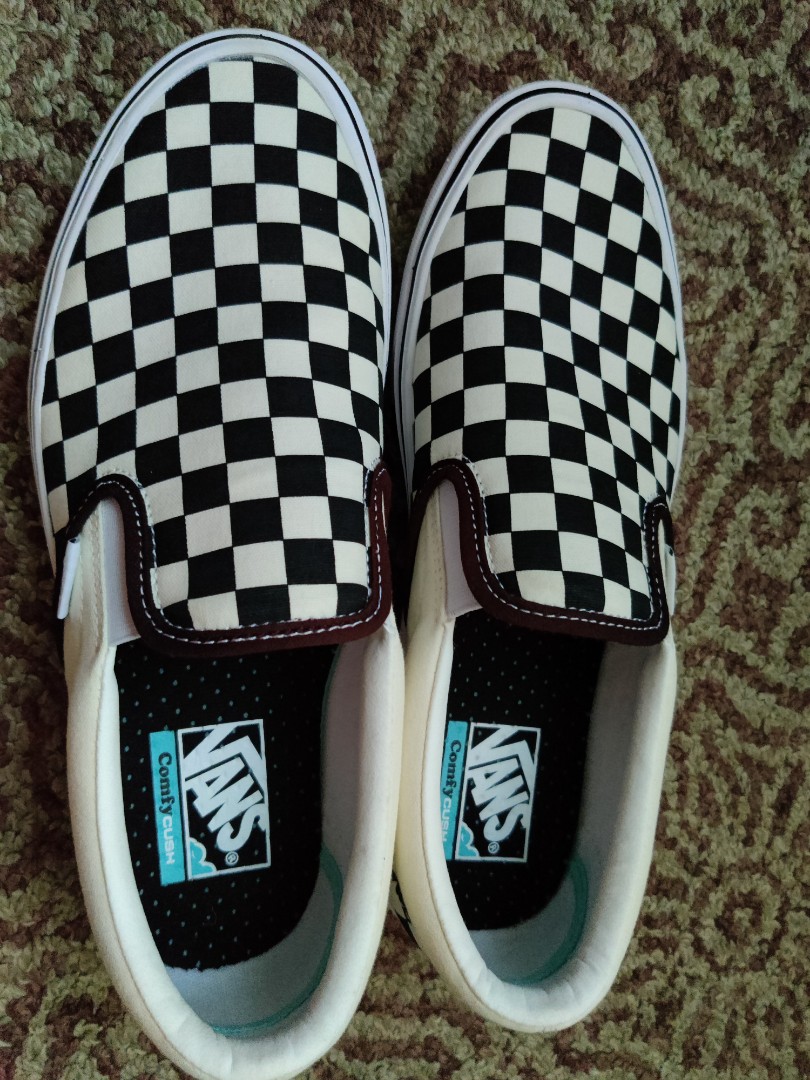 Vans hot sale comfycush checker