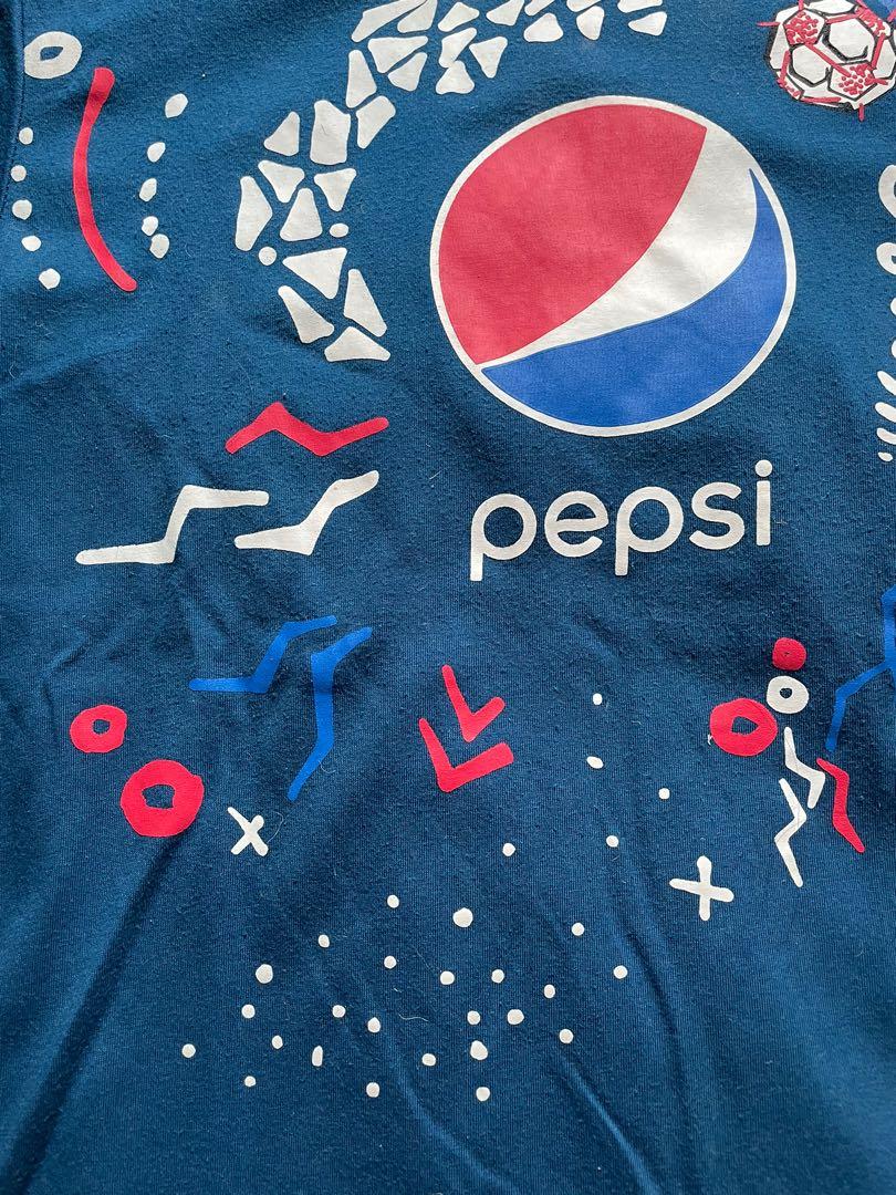 Vintage Pepsi Tee (Category: Shirts) located in Quezon City. Submitted by moonystuff (Listing ID 1082289513, Image 2). Description: ✰ fits S-M ✰ thrifted ✰ still in good condition ✰ dm for when worn & inquiries.