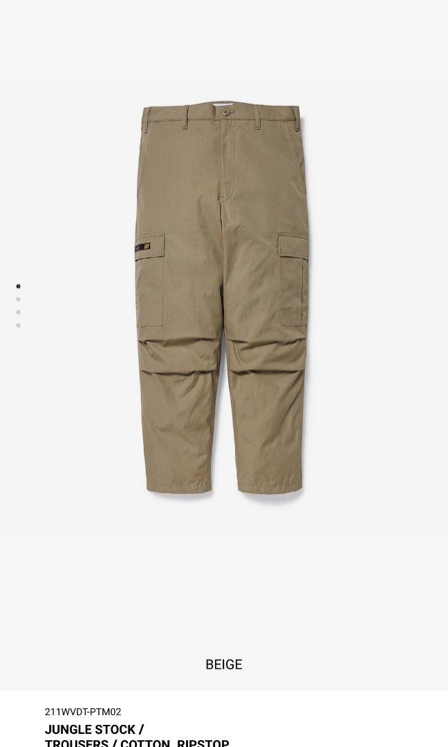 22AW L 03 WTAPS JUNGLE STOCK TROUSERS-