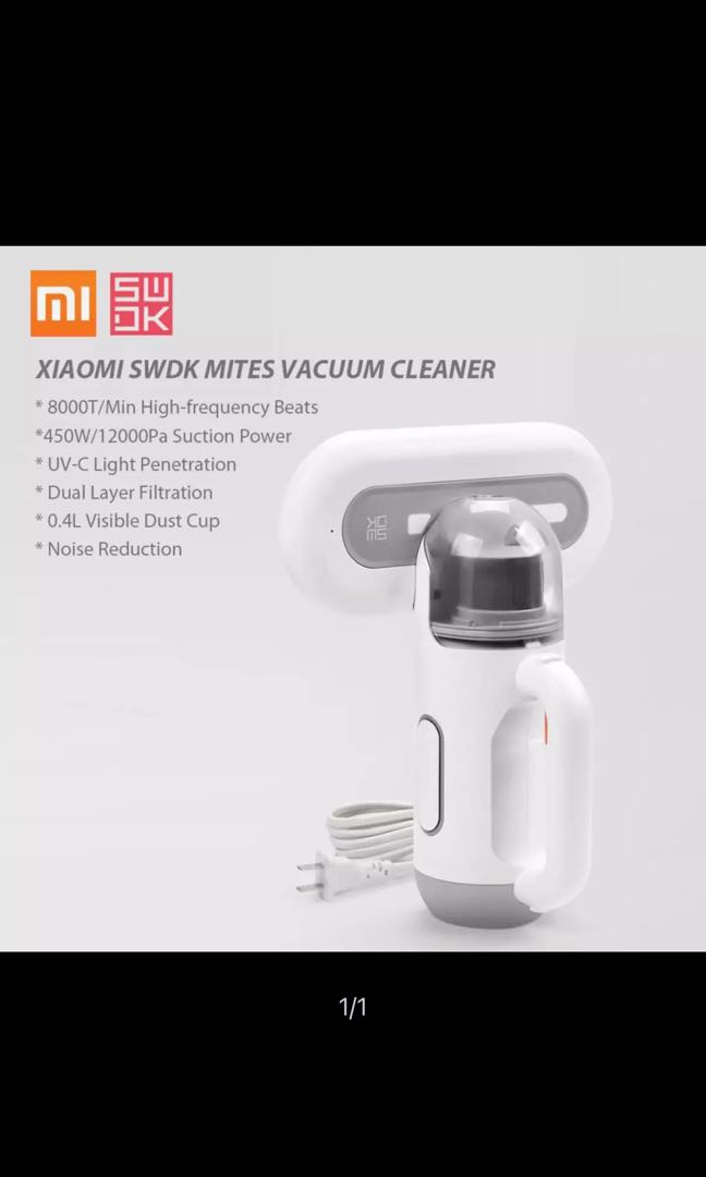Xiaomi KC301 SWDK Dust Mite Vacuum Cleaner, TV & Home Appliances