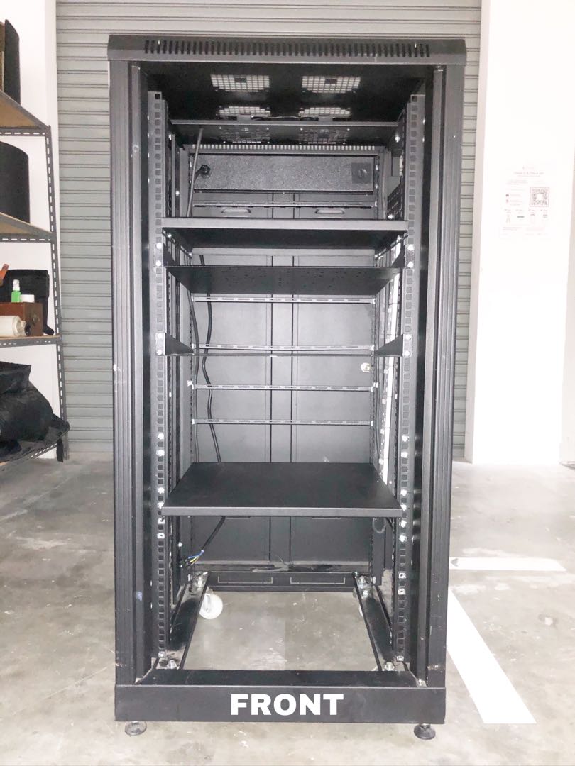 24U Rack, Audio Rack, Video Rack, Audio, Other Audio Equipment on Carousell
