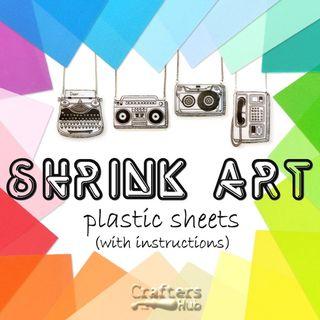 [IN STOCK] 5 pcs of Shrink Art Plastic Sheets / Shrink Art Films