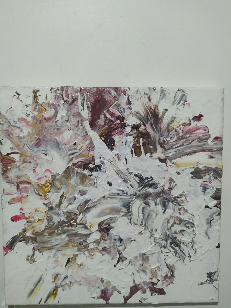 Acrylic Abstract Pouring Painting (Category: Art & Prints) located in San Juan City. Submitted by shewyy (Listing ID 1082617145, Image 1). Description: acrylic abstract pouring painting 12x12 in canvas.