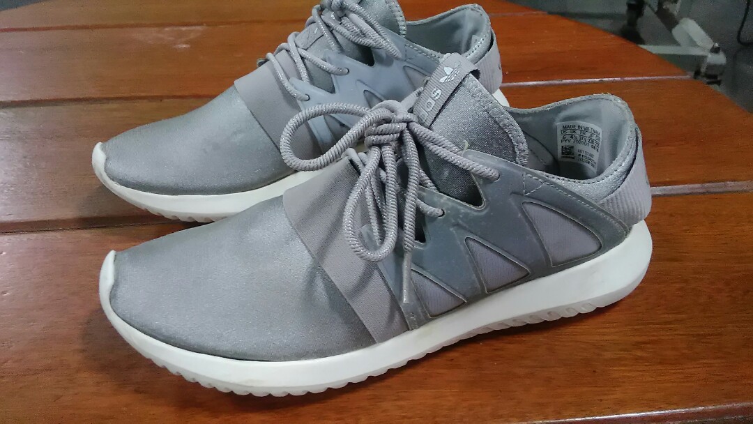 Adidas womens tubular viral metallic silver Women s Fashion