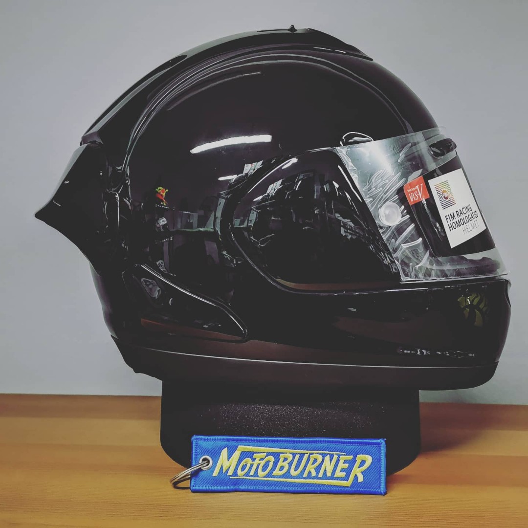 Arai RX7X FIM racing helmet black, Motorcycles, Motorcycle Apparel