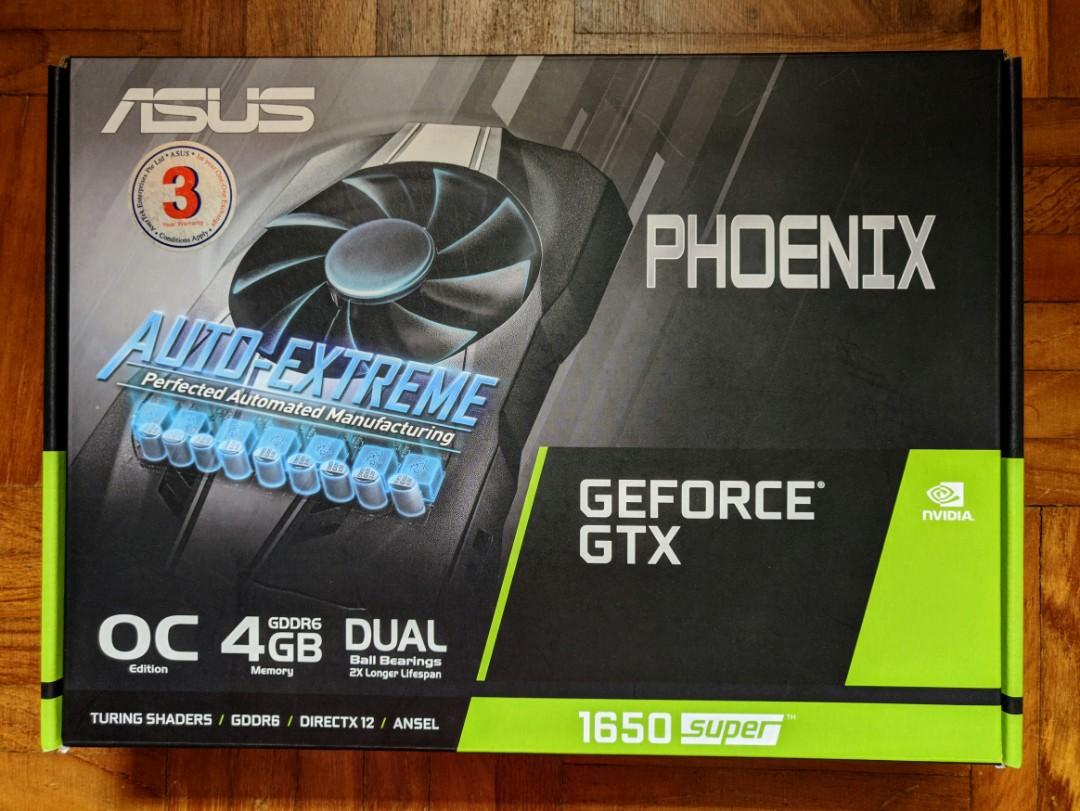Asus phoenix gtx 1650 super hotsell 4gb