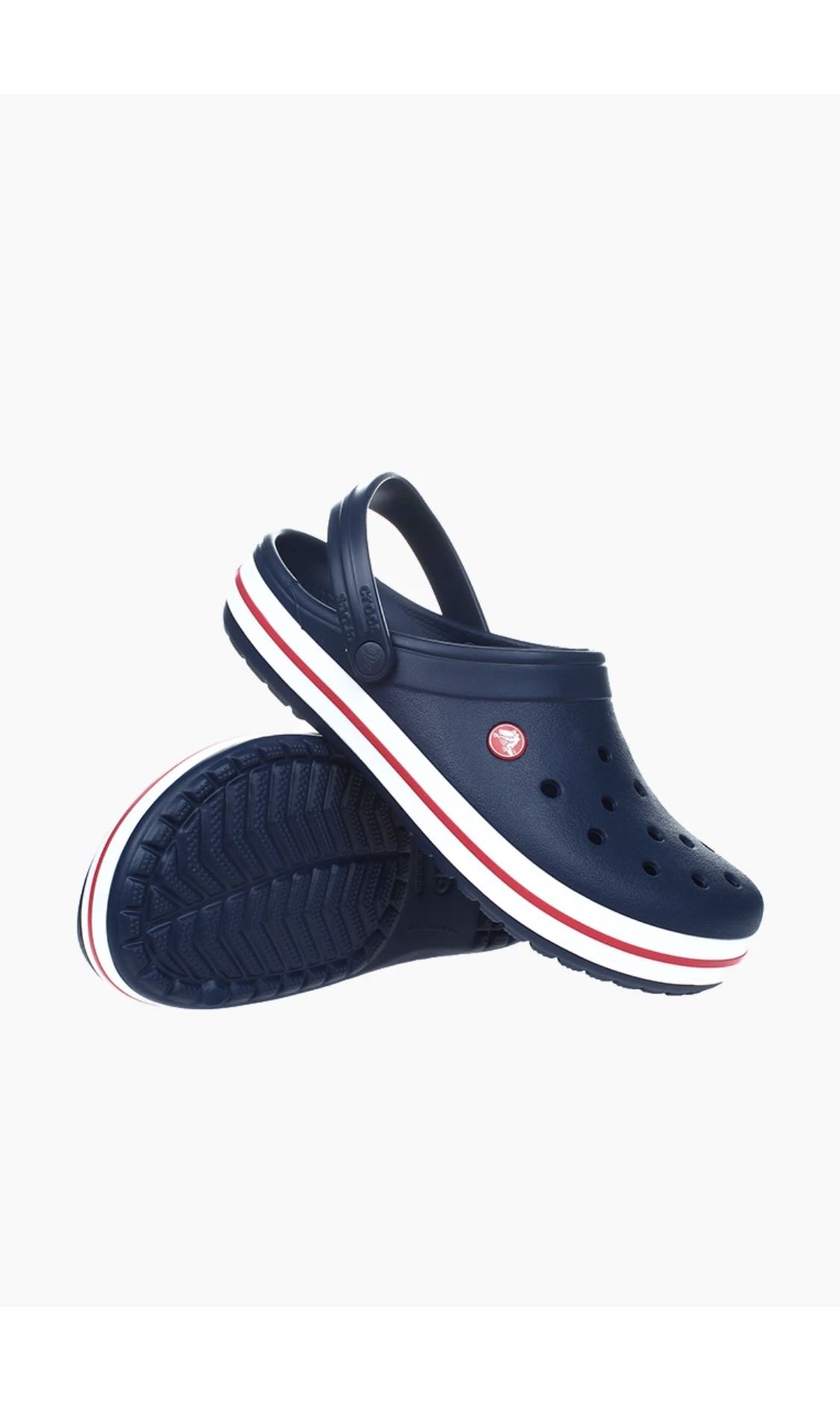 Crocs blue and red sales