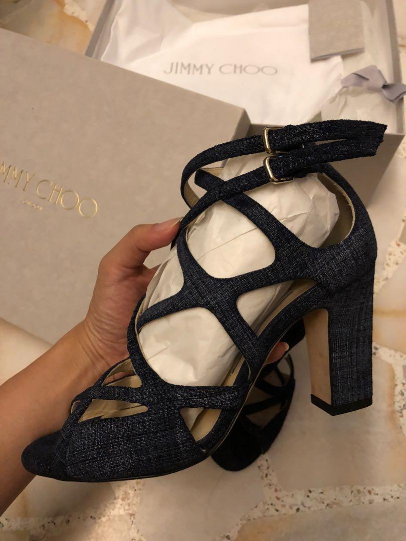 Jimmy choo caged sandals sales