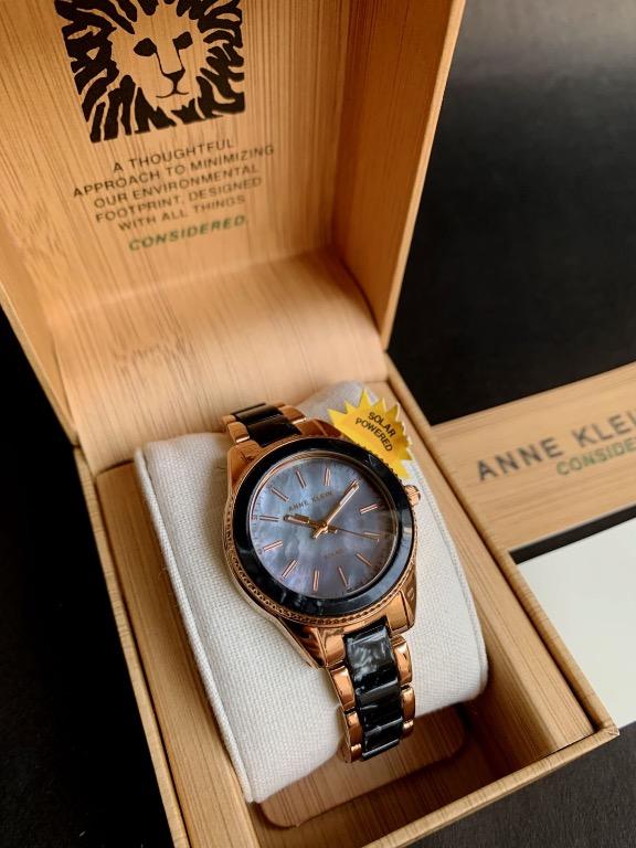 Anne klein watch black 2025