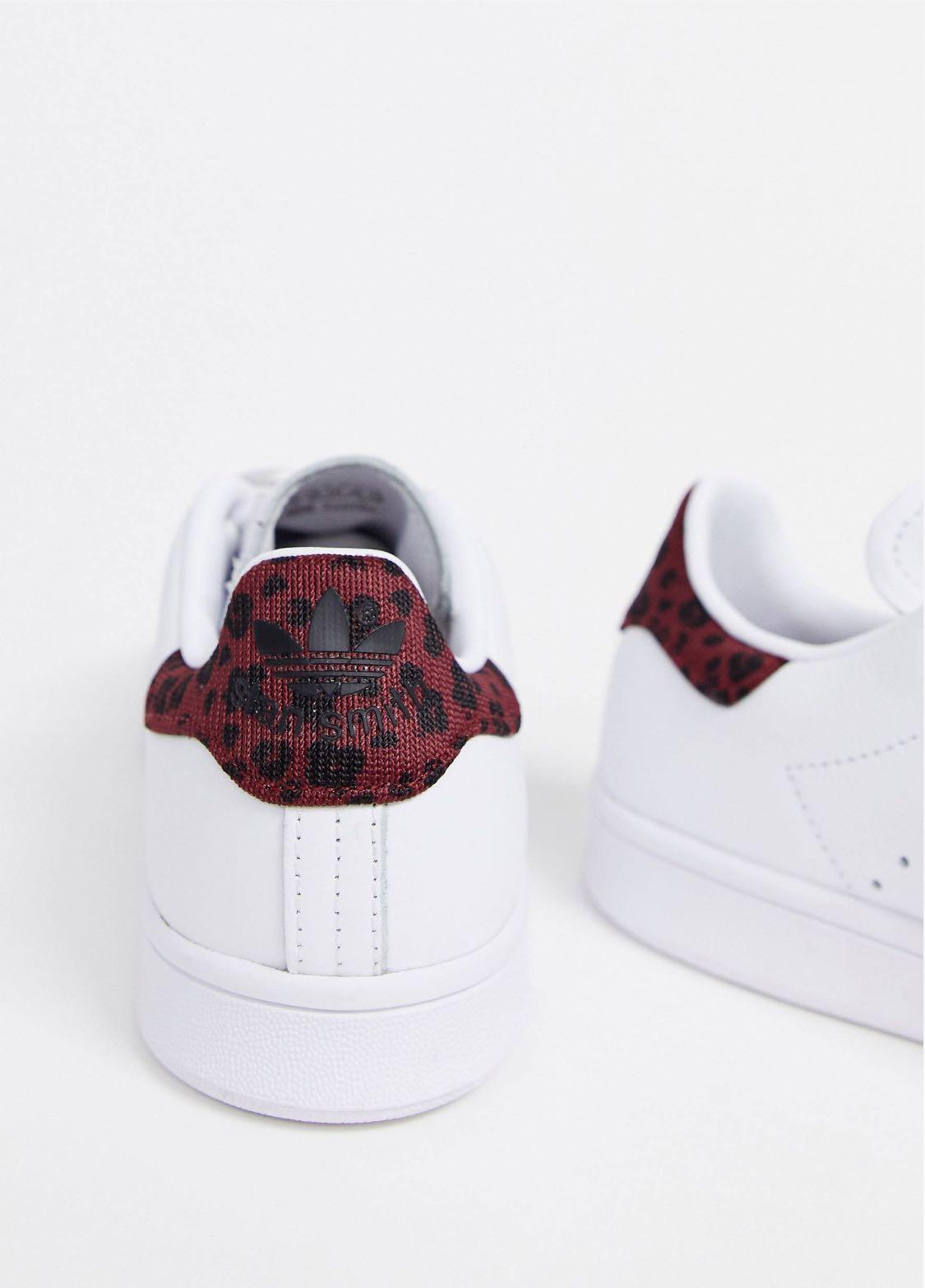 Adidas leopard print stan smith top