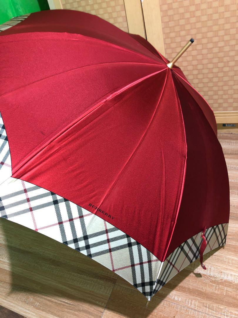 Burberry umbrella Luxury Accessories on Carousell