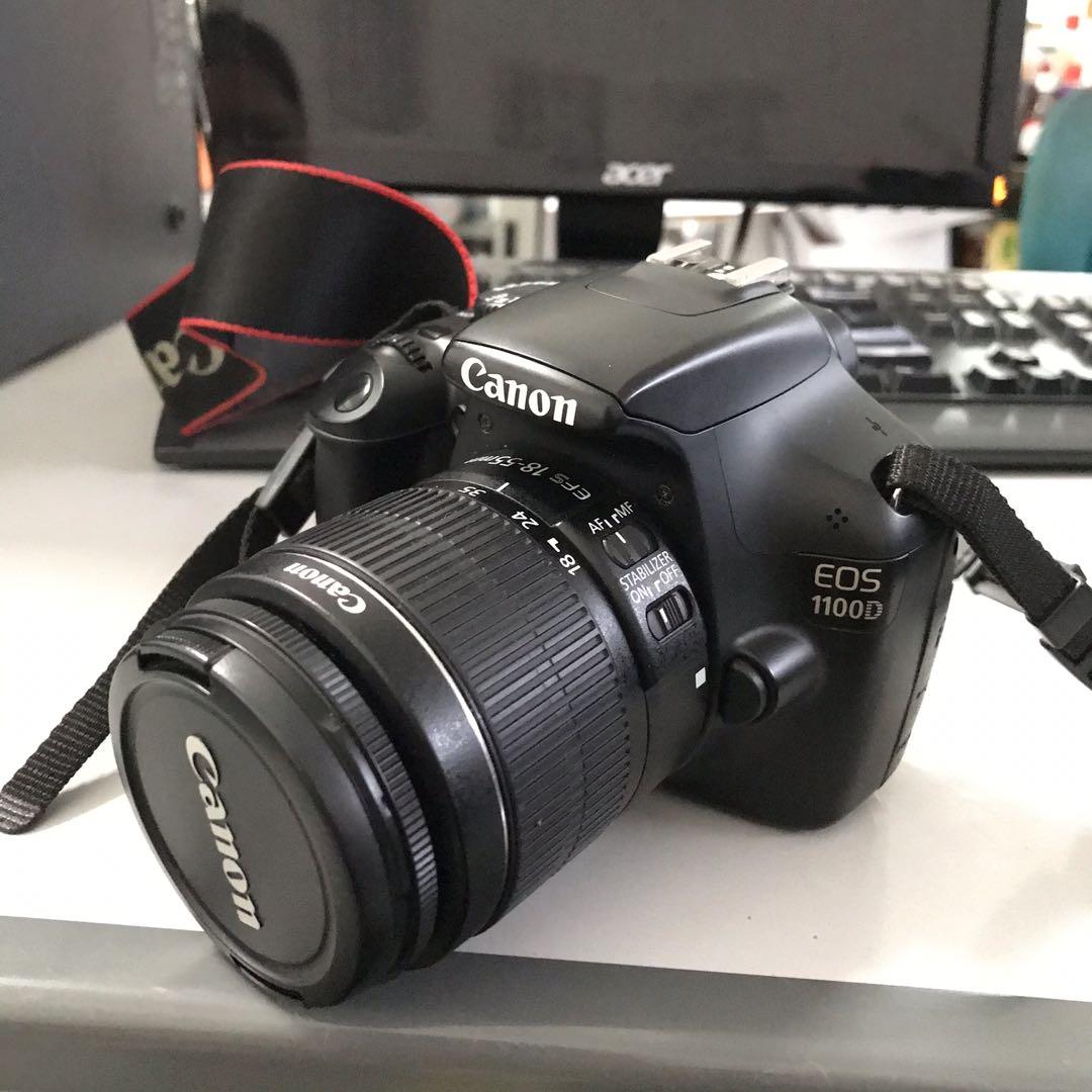 camera canon dslr eos 1100d include tas dan tripod kamera foto video murah