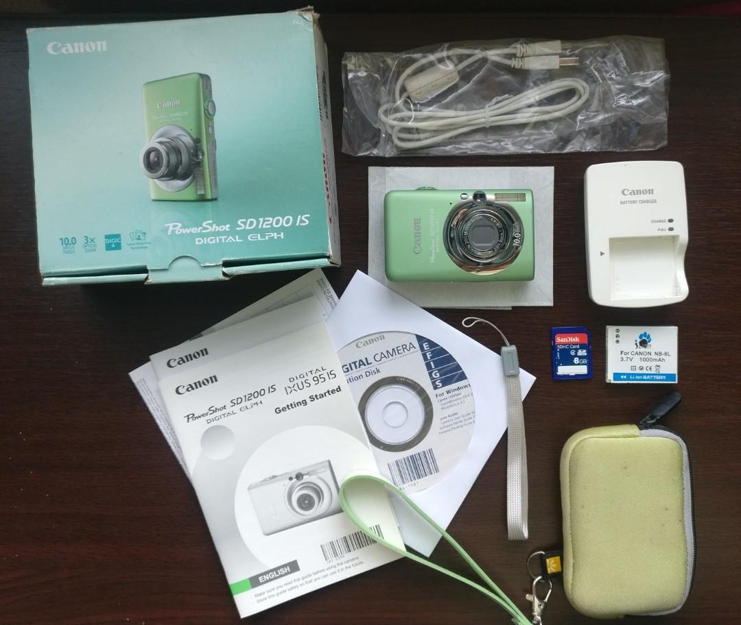 Canon Powershot Sd1200 Is Portable Digital Camera Photography Cameras On Carousell Checking the package contents check if the following items are included in your camera package. carousell