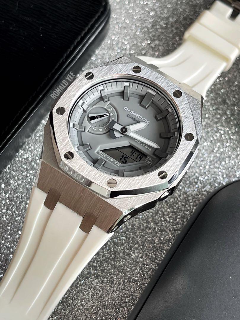 Casio g shock white strap outlet