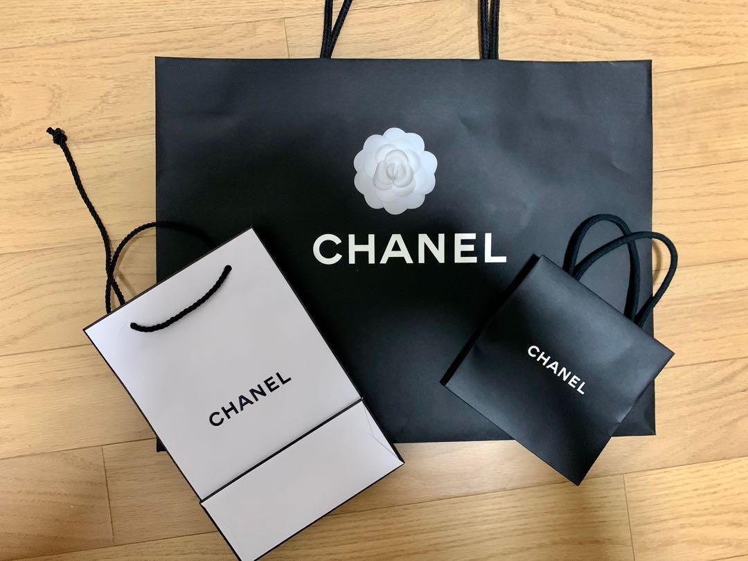 Chanel 紙袋, 名牌, 飾物及配件- Carousell