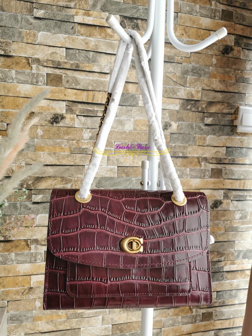 Coach parker plum new arrivals