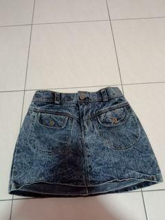 Denim skirt