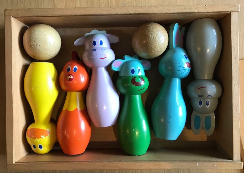 Elc wooden skittles outlet