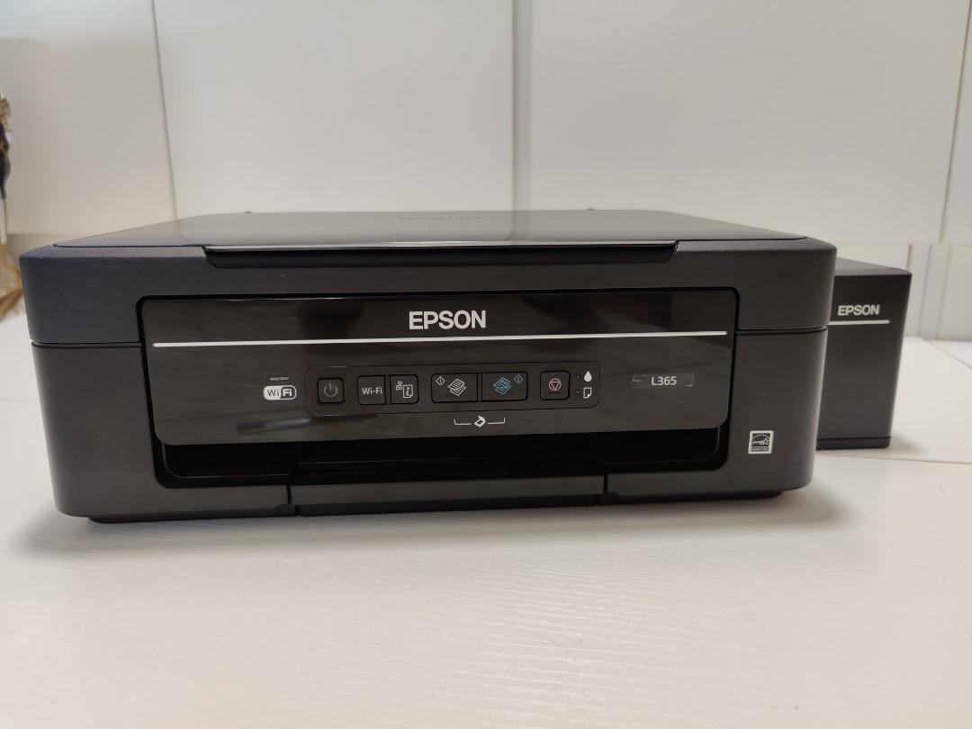 Epson L365 all in one printer ( wifi / print / scan / copy ), 電腦＆ 平板電腦,  打印機及影印機- Carousell