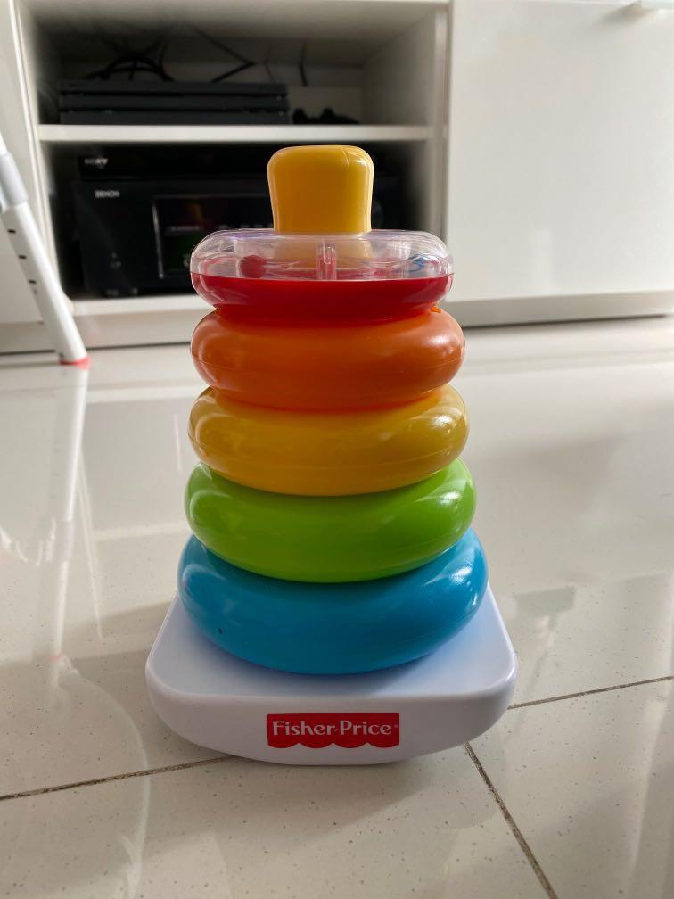 Fisher Price Stacking Rings, Babies & Kids, Infant Playtime on Carousell