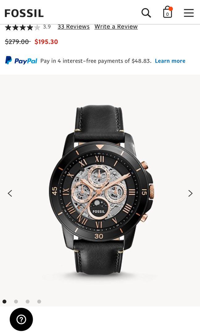 Fossil grant sport me3138 top