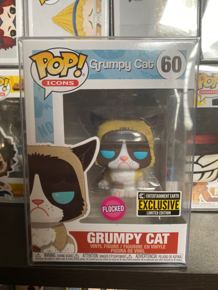 Funko Pop! - Grumpy Cat Flocked EE 