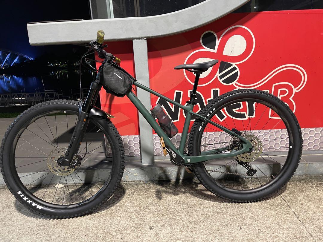 Giant Fathom 2 2021 trekking green bike 