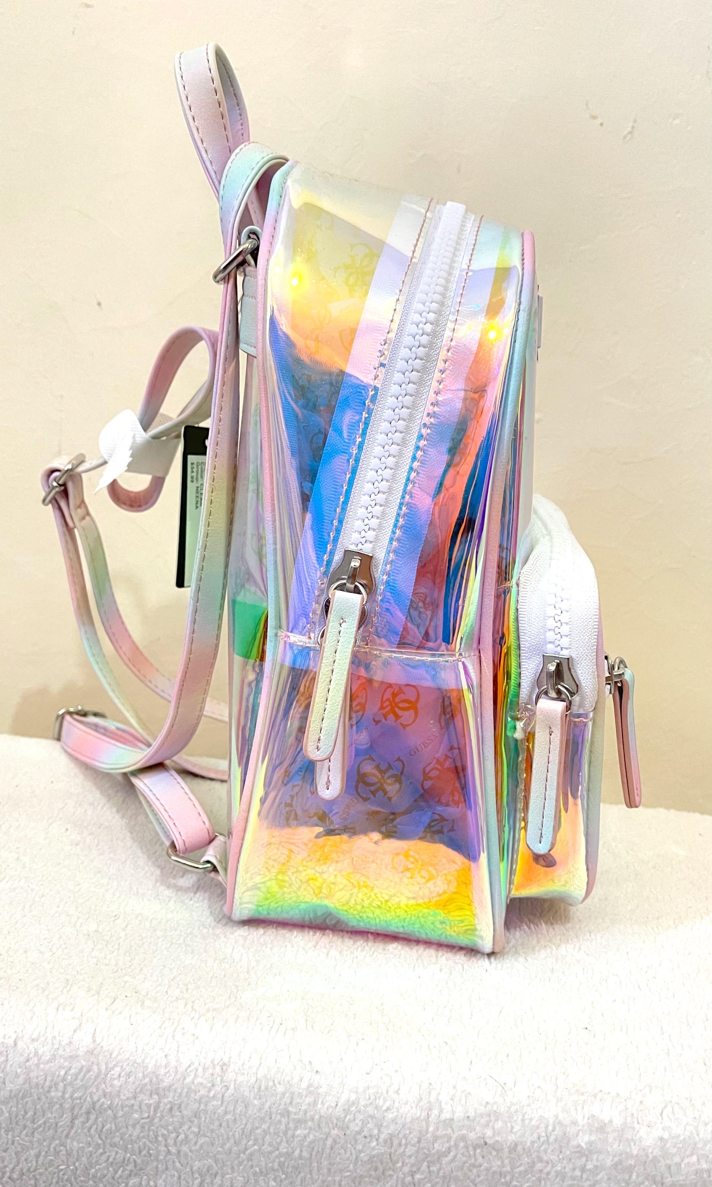 Clear backpack guess cheap