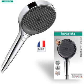 Hansgrohe Rainfinity 3jet Rain Shower Head 130mm Chrome - High Flow model