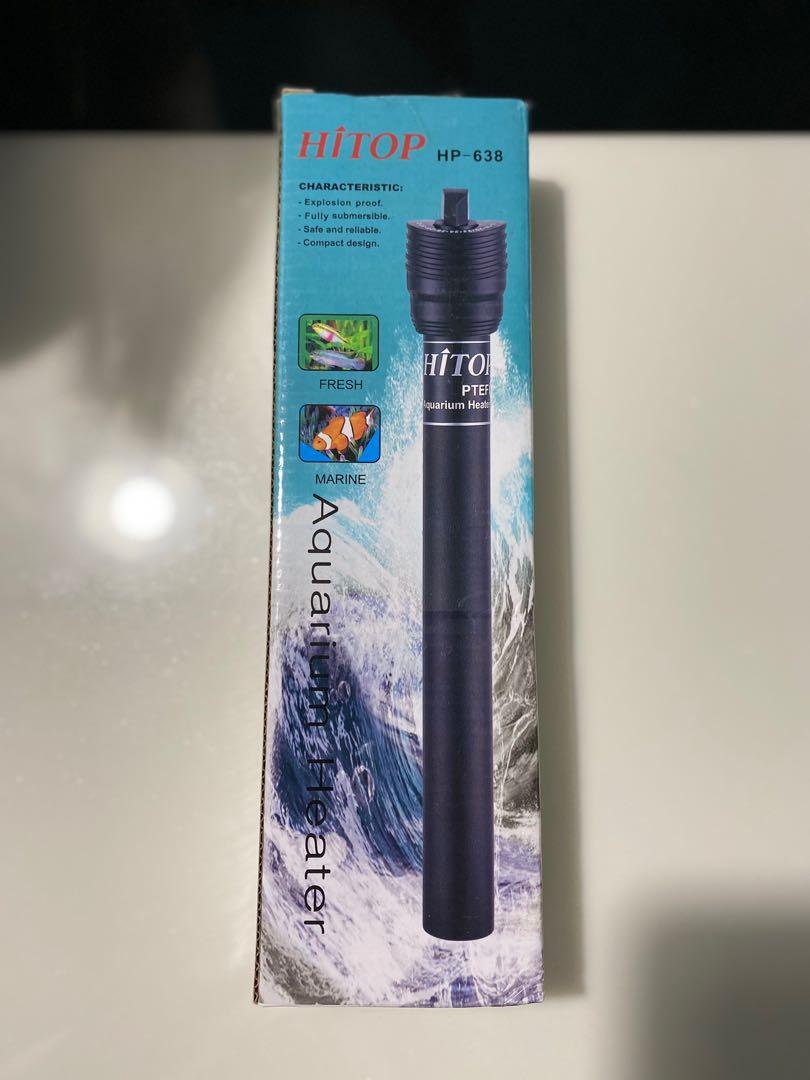 HITOP 25W 50W Adjustable Aquarium Heater, Submersible Fish Tank