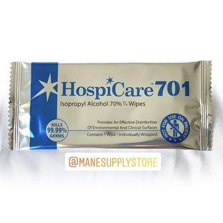 HospiCare  Alcohol Wipes Individual Pack