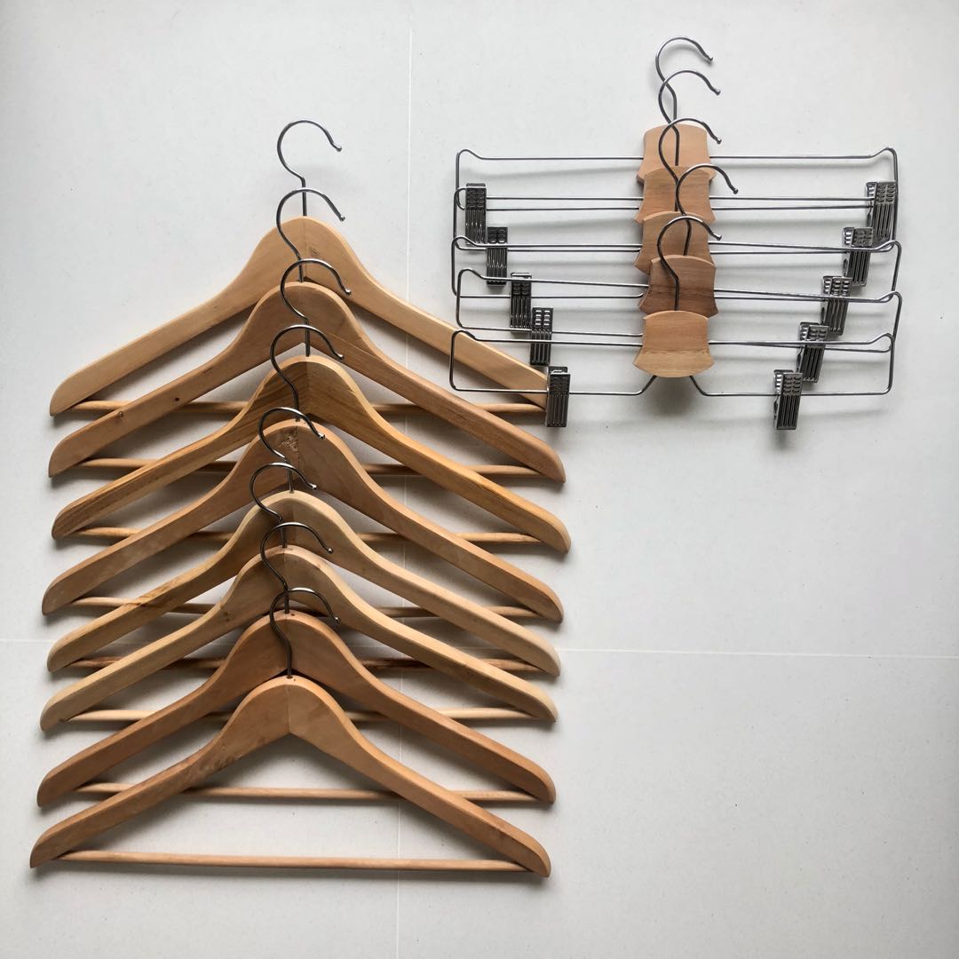 BUMERANG Pants/skirt hanger, natural - IKEA