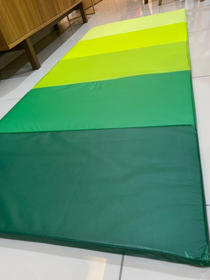 Plufsig Mat Green Exercise Mat Large Foam Play PLUFSIG Folding Gym