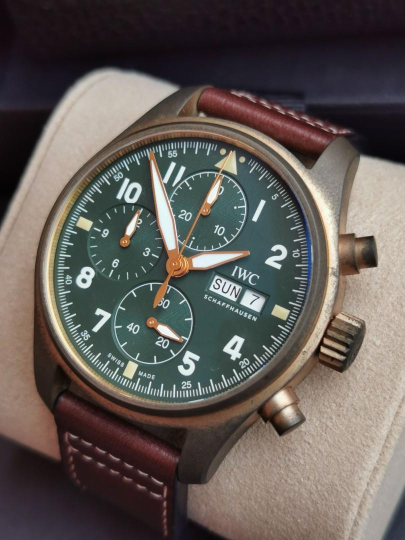 IWC Pilots Watch Chronograph Spitfire IW387902 Bronze 41mm