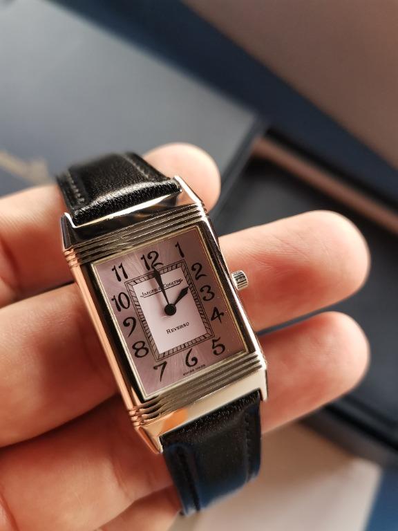 Jaeger LeCoultre JLC Reverso Classique Pink Ladies Quartz Luxury