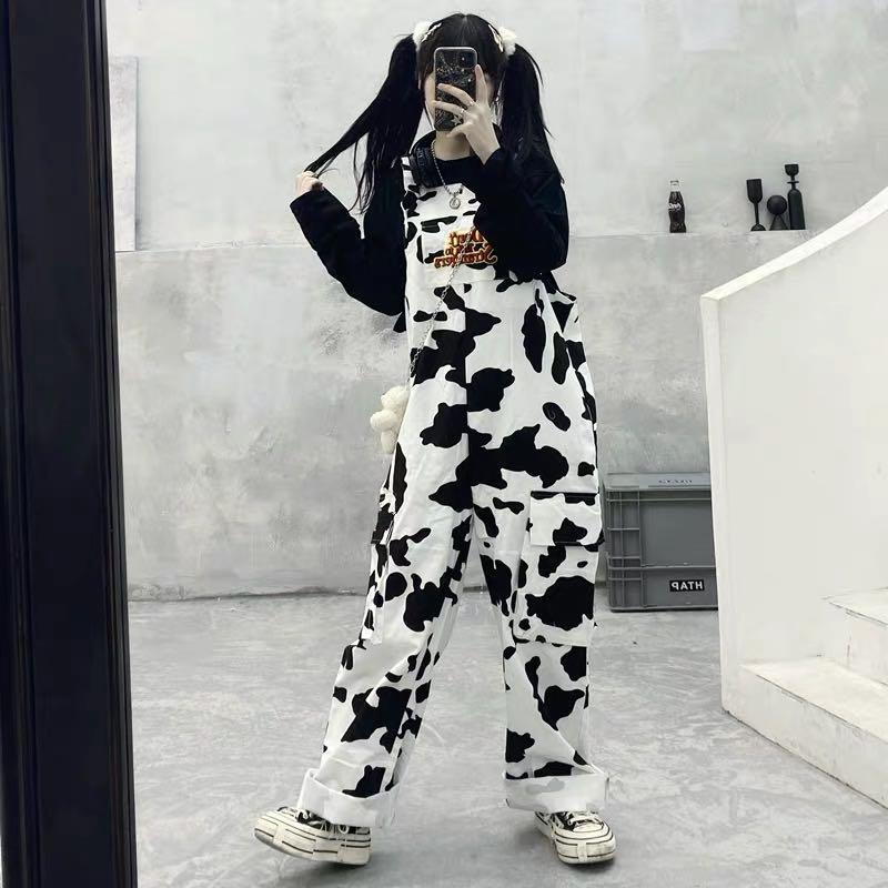 Cow print jumpsuit